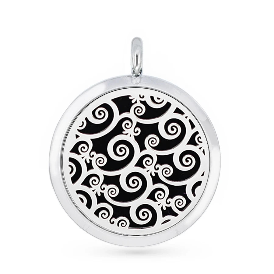 Magnetic Aroma Locket Pendant – Essential Oil Diffuser Jewelry with 5 Free Pads - Image 35