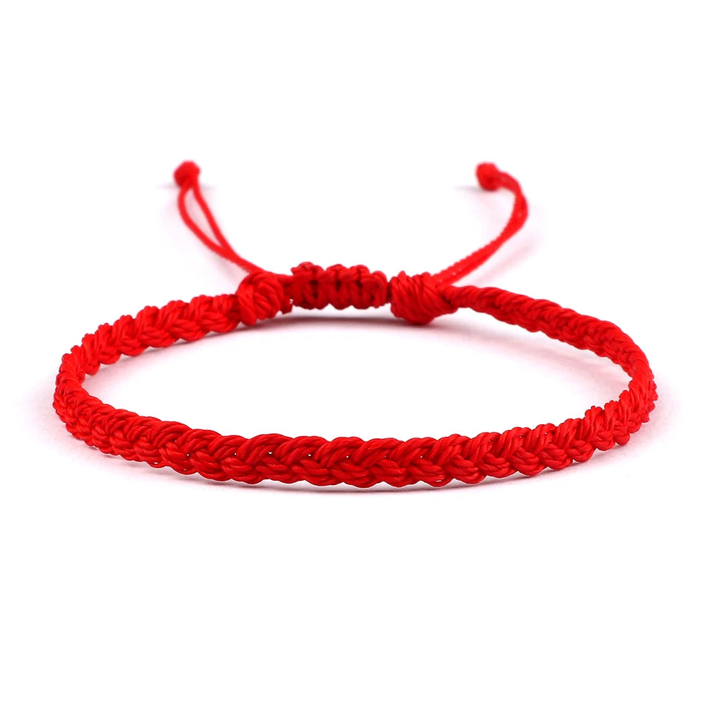Adjustable Waterproof Wax String Bracelet – Handmade Tibetan Buddhist Friendship & Prayer Jewelry - Image 7