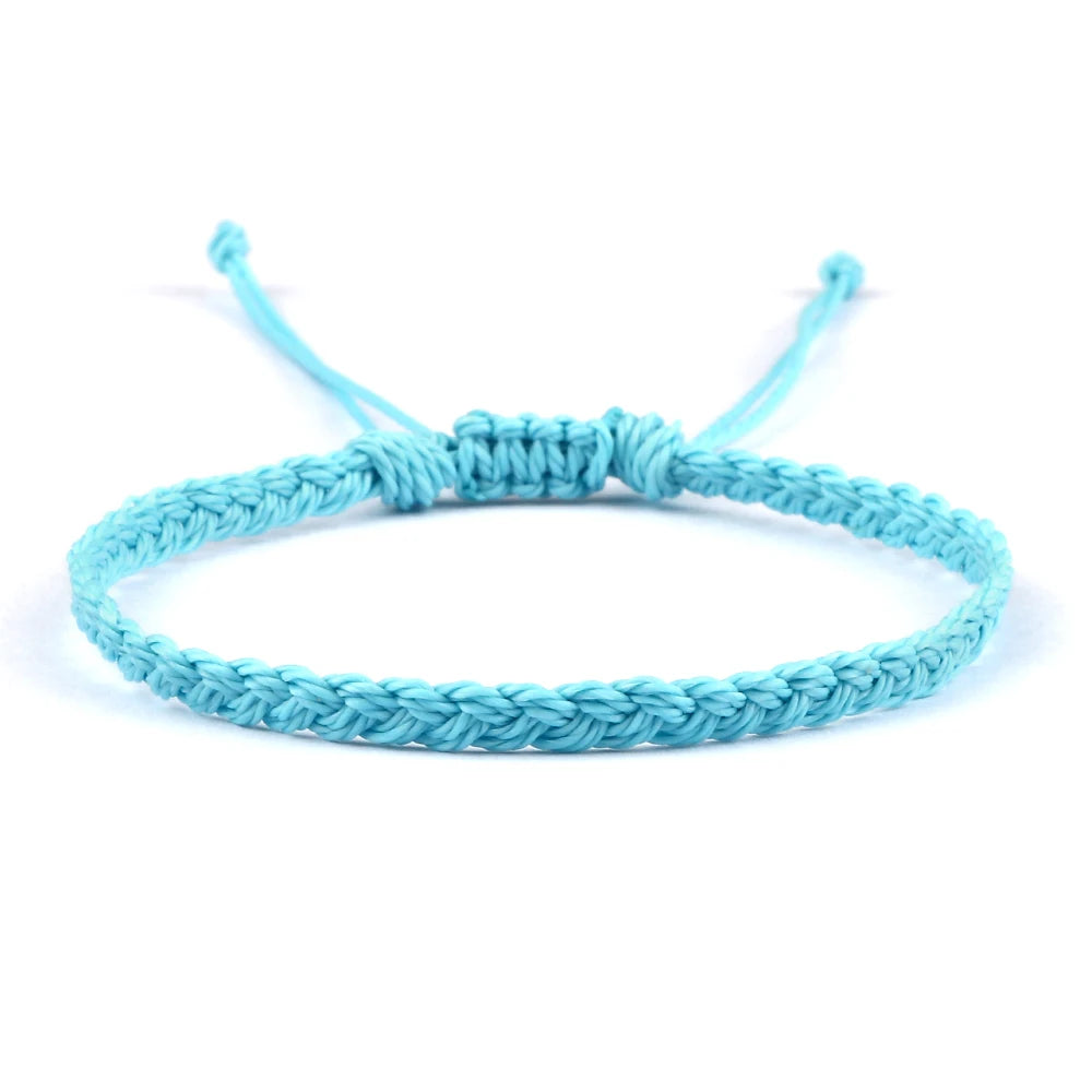 Adjustable Waterproof Wax String Bracelet – Handmade Tibetan Buddhist Friendship & Prayer Jewelry - Image 15
