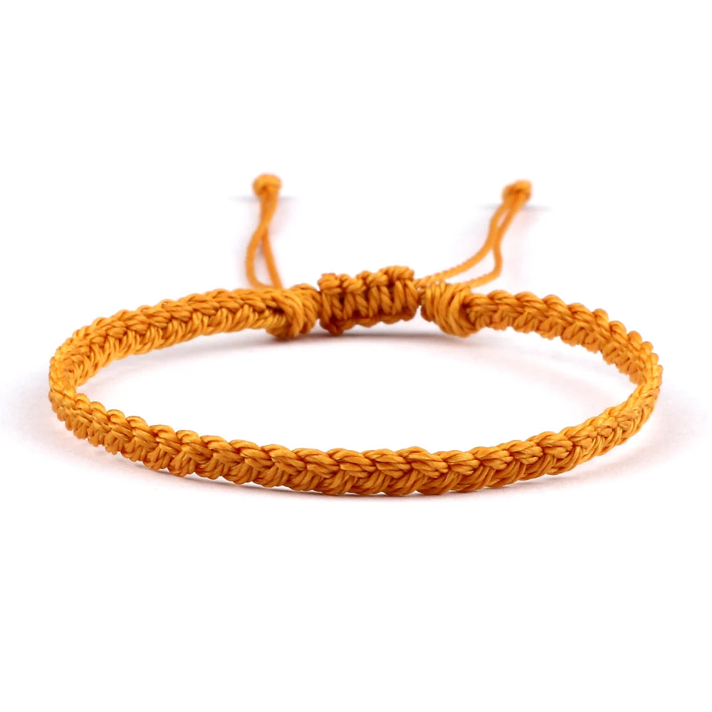 Adjustable Waterproof Wax String Bracelet – Handmade Tibetan Buddhist Friendship & Prayer Jewelry - Image 19