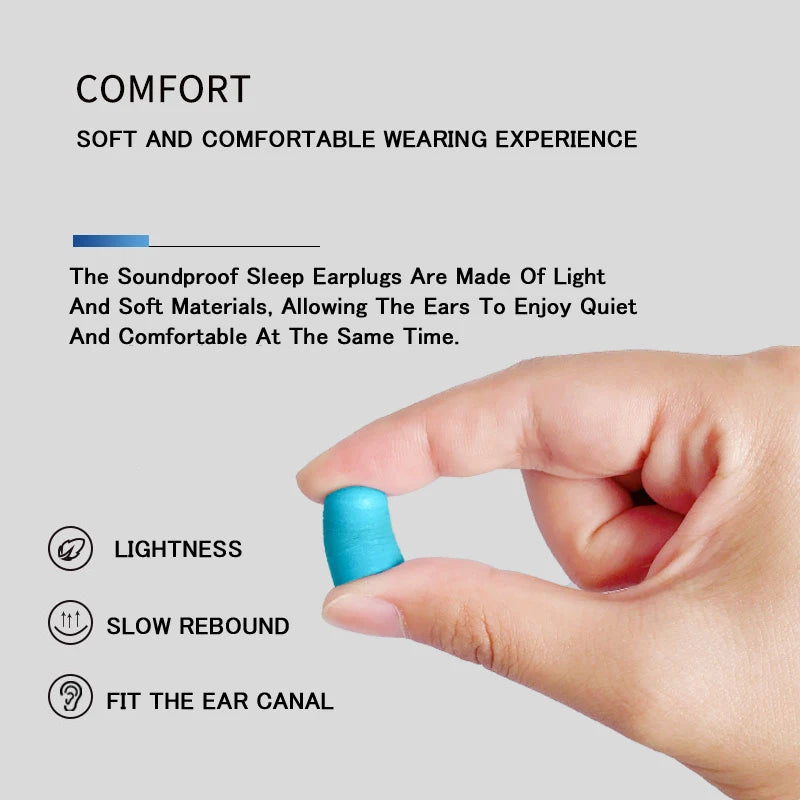 Ear Plugs - Foam Noise Reduction Earplugs for Sleep and Music - Image 4