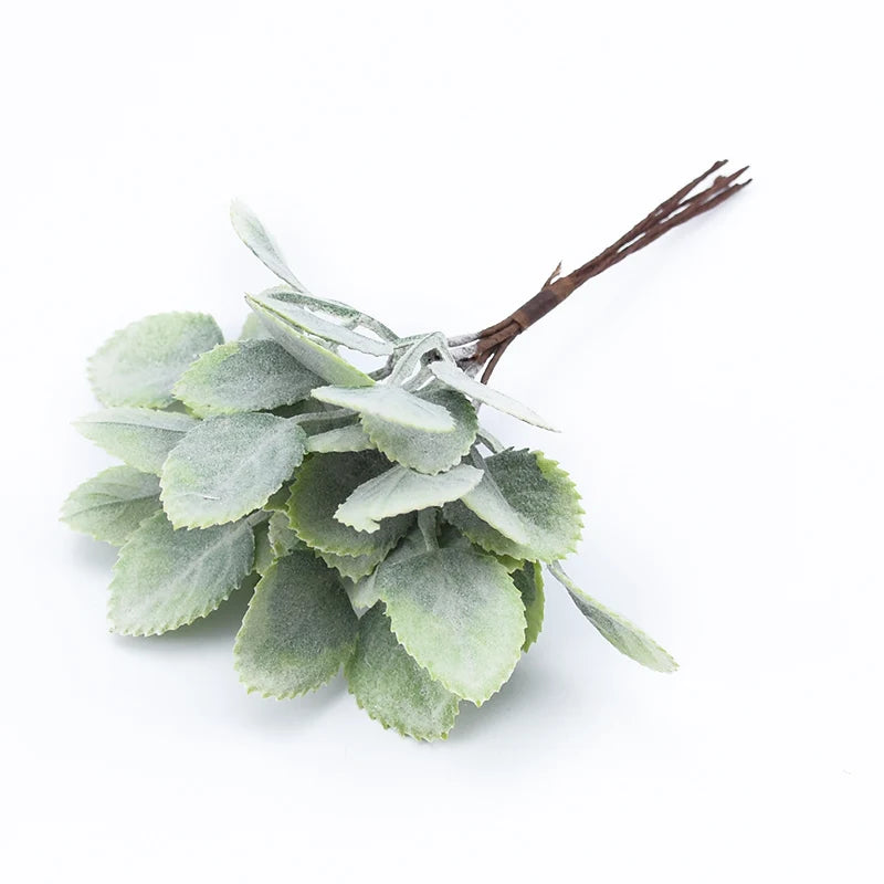 6Pcs Artificial Decorative Flowers – DIY Wreath & Gift Box Embellishments for Christmas, Home & Wedding Decor - Image 8