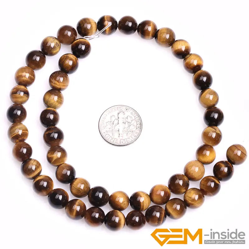 Natural 8mm Assorted Stone Round Beads – 15" Strand for DIY Jewelry Making - Image 27