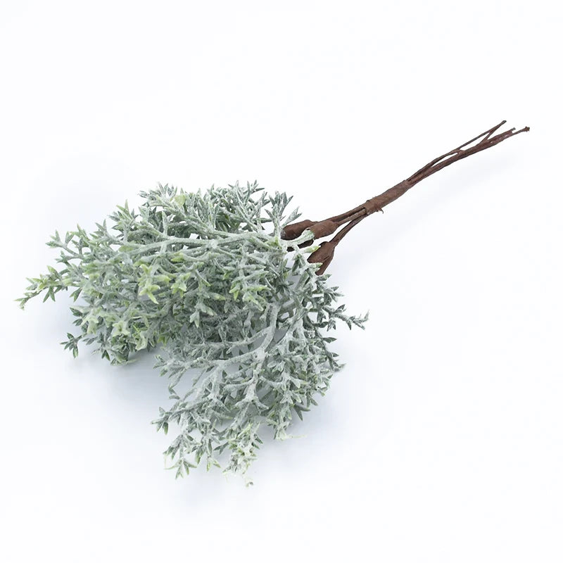 6Pcs Artificial Decorative Flowers – DIY Wreath & Gift Box Embellishments for Christmas, Home & Wedding Decor - Image 10