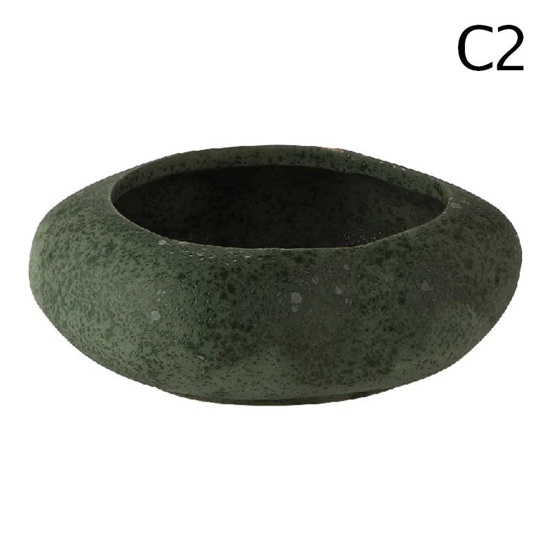 Creative Lotus Seedpod Ceramic Vase for Zen Tea Table - Image 22