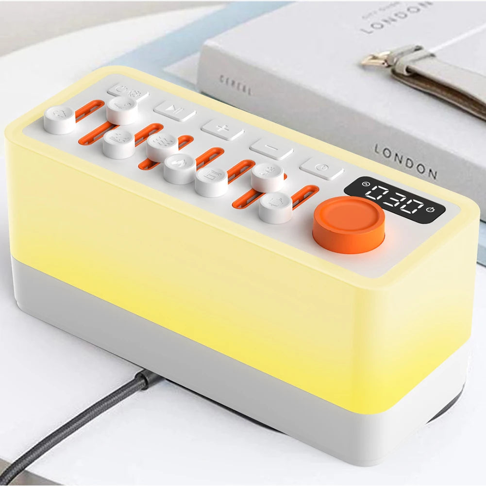 LED White Noise Speaker with Nature Sounds