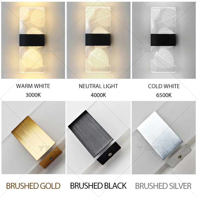 Indoor Acrylic Wall Lamp - Image 3