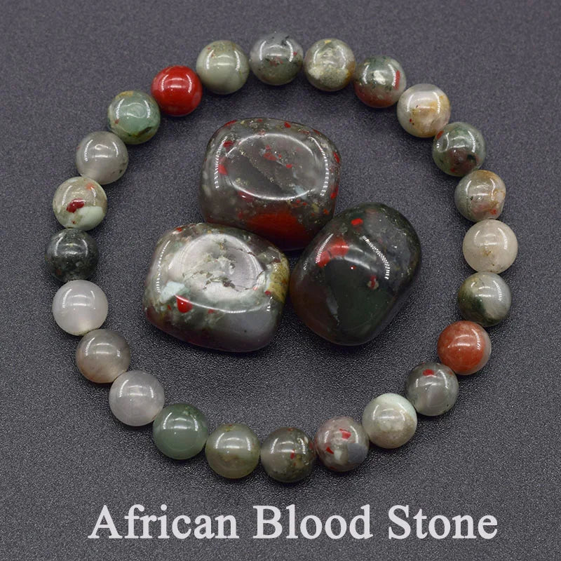 Natural Red Stripe Agate & Carnelian Bead Bracelet – Healing Crystal Jewelry for Men & Women - Image 26