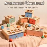 Baby Montessori Sensory Toy - Object Permanent Box