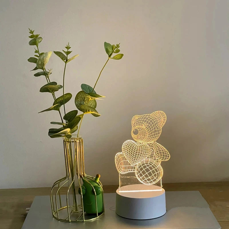 3D Creative Bear Lamp - Image 2