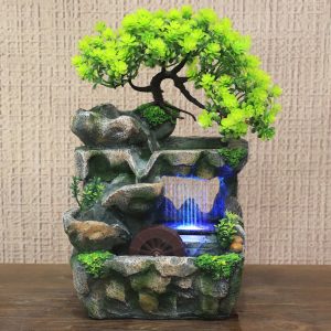Desktop Small Rockery Simulation Tree Fountain
