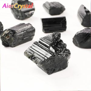 180g Natural Black Tourmaline Gravel – Raw Crystal Specimen for Healing & Collection