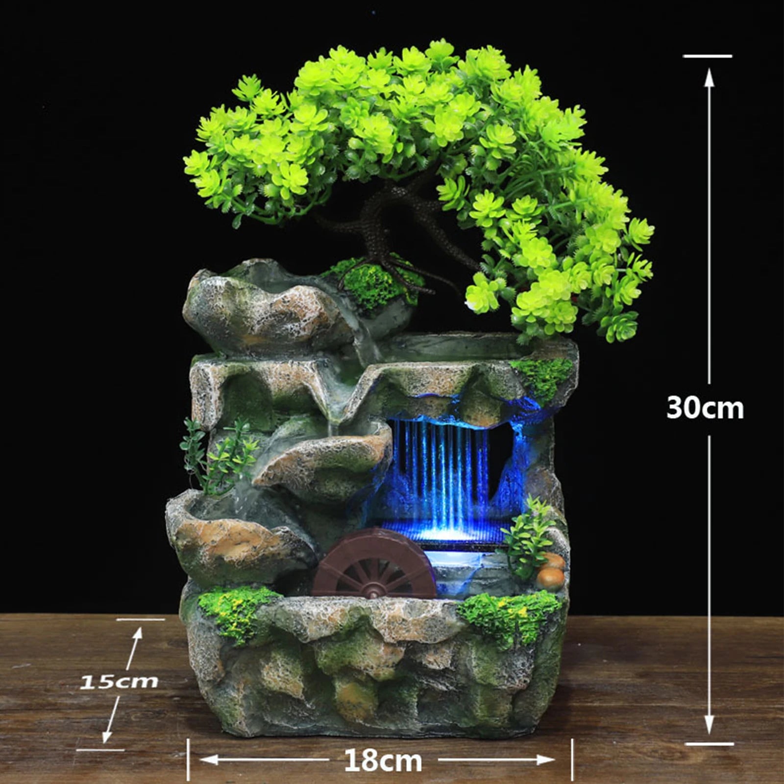 Desktop Small Rockery Simulation Tree Fountain - Image 5