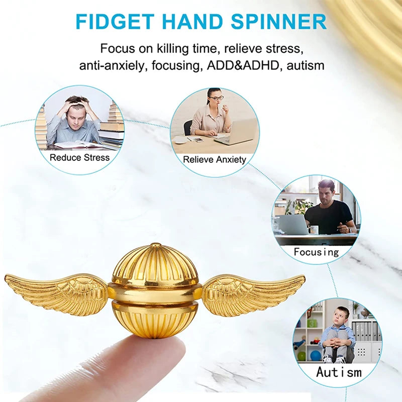 EDC Fingertip Spinning Gyroscope Fidget Spinner - Image 4
