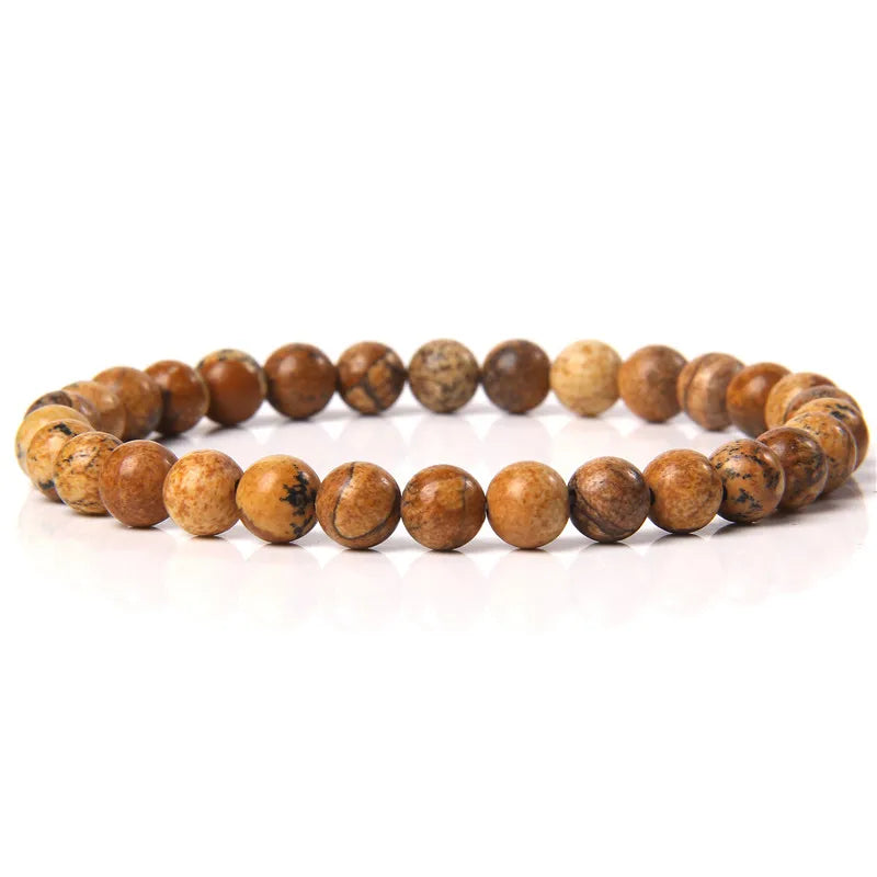 6MM Natural Agate Bead Stretch Bracelet – Healing Energy Jewelry for Men & Women - Image 16