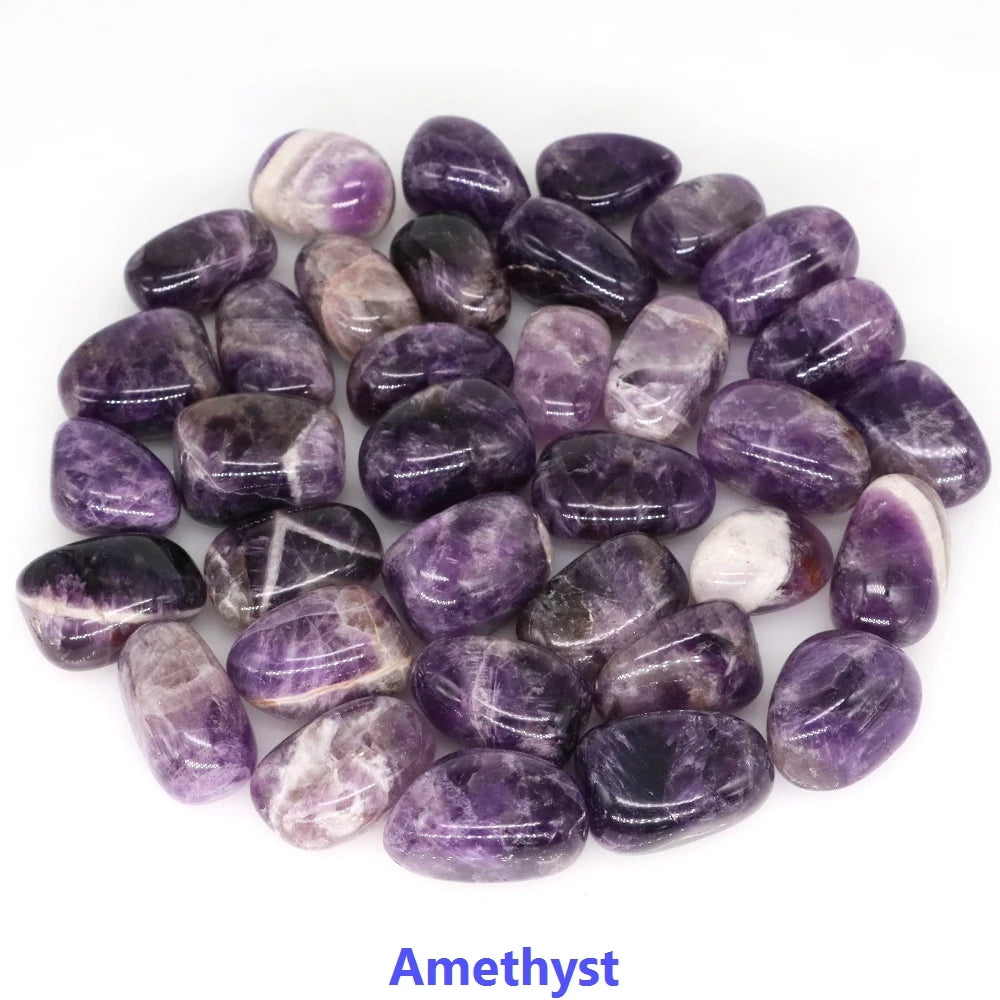 Natural Rose Quartz & Amethyst Tumbled Stone Gravel – Polished Healing Crystals for Home Decor & Aquarium - Image 7