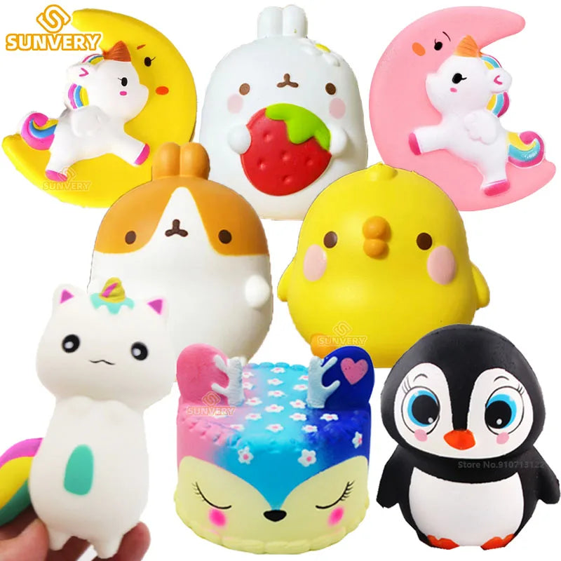 Jumbo Cartoon Figure Squishy Fidget Toy