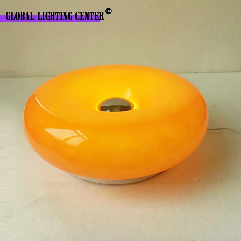 Donut Lamp - Orange Round LED Light - Image 10
