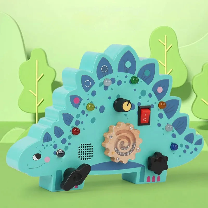 Montessori Busy Board Circuit - LED Light Socket Toy - Image 7