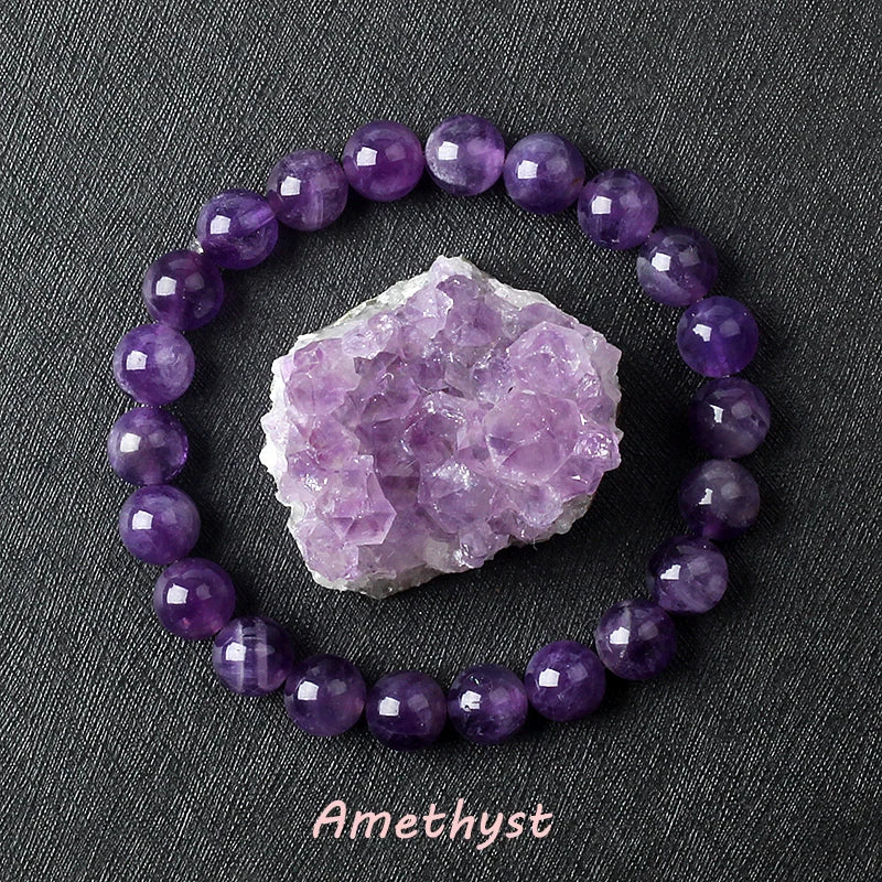 Genuine Amethyst Natural Crystal Bracelet – Real Stone Beads for Women’s Healing & Energy Balance - Image 7