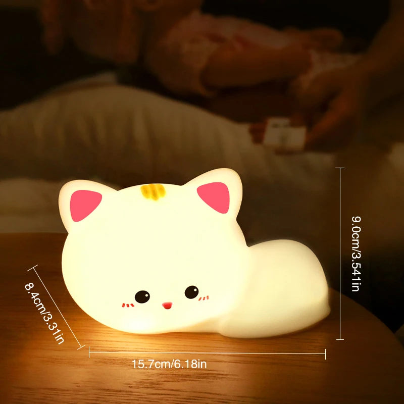 Cute Cat Silicone Nightlight - Image 5