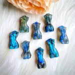 Natural Labradorite Body Model Carving