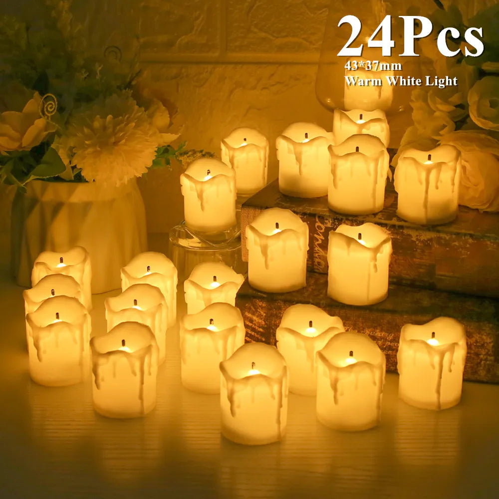 Flameless LED Electronic Candles - Image 8