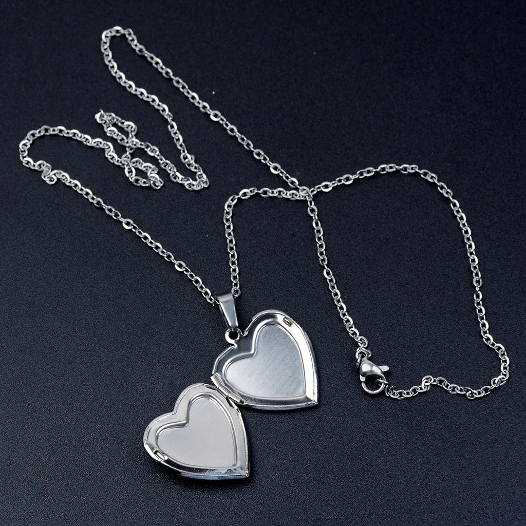 Heart Mood Locket Necklace - Image 3