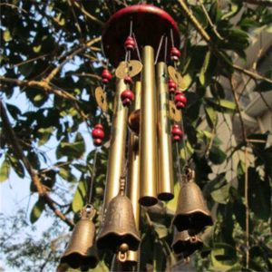 Large Metal Wind Chime Tubes & Church Bells