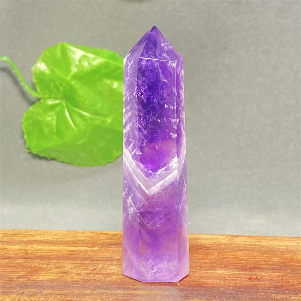 Natural Amethyst Crystal Tower