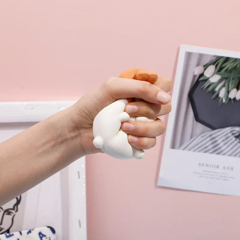 Cute Chick, Rabbit & Strawberry Jumbo Squishy - Image 5