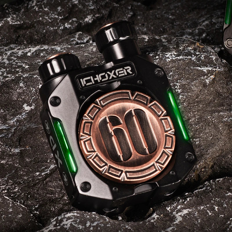 Double Column Linkage Ratchet Button Fidget Spinner - Image 4