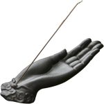 Creative Ceramic Buddha Hand Incense Holder – Spiritual Stick Burner for Home, Teahouse & Office Decor