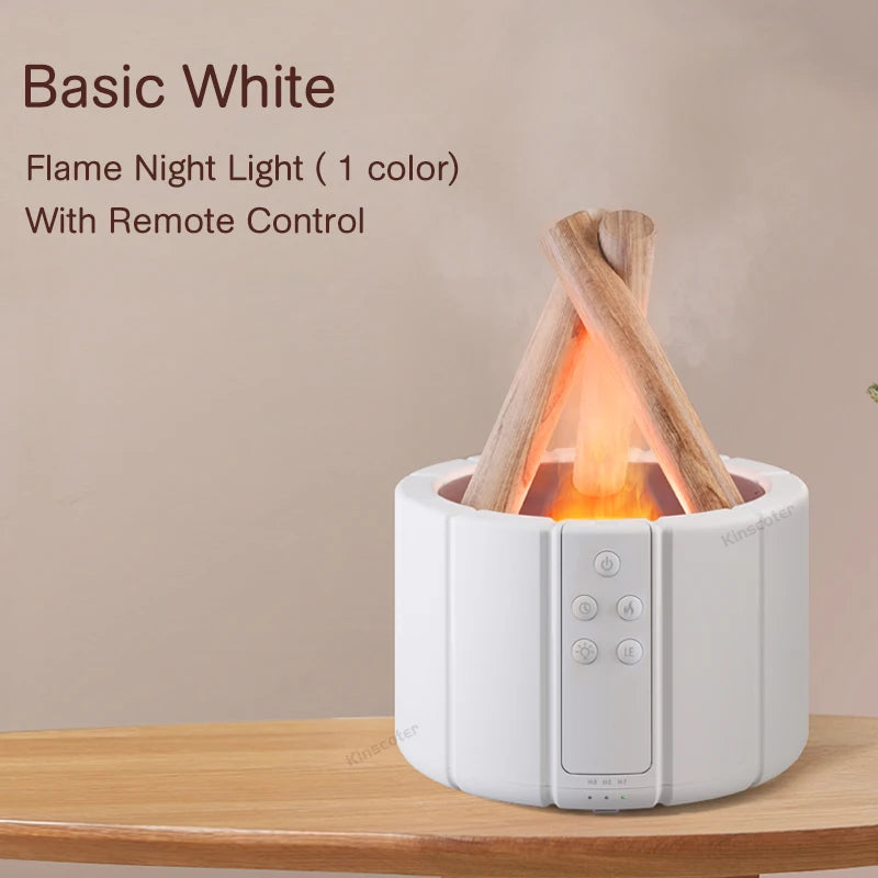 KINSCOTER Simulated Flame Aroma Diffuser & Ultrasonic Humidifier - Image 10