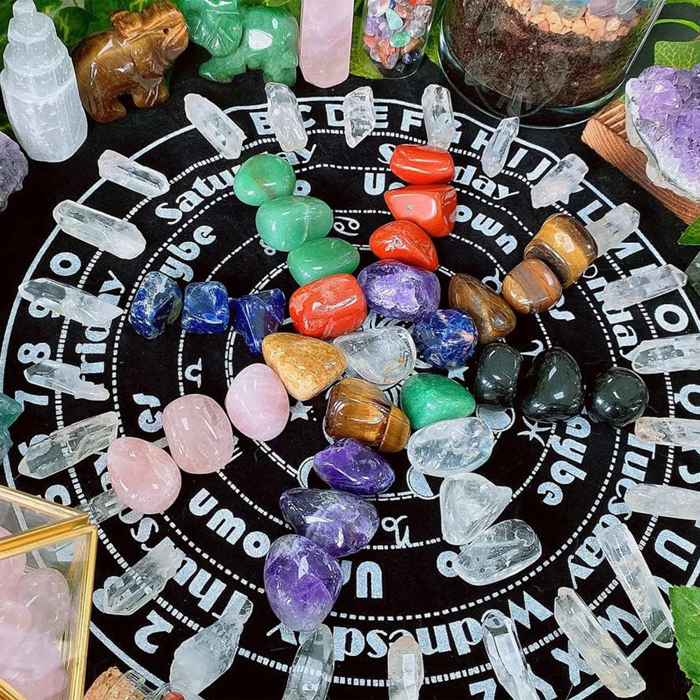 Natural Rose Quartz & Amethyst Tumbled Stone Gravel – Polished Healing Crystals for Home Decor & Aquarium - Image 3