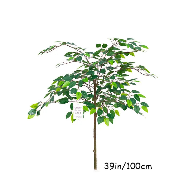 70in Artificial Ficus Tree – Large Tropical Real-Touch Banyan Plant for Home, Garden & Shop Decor - Image 13