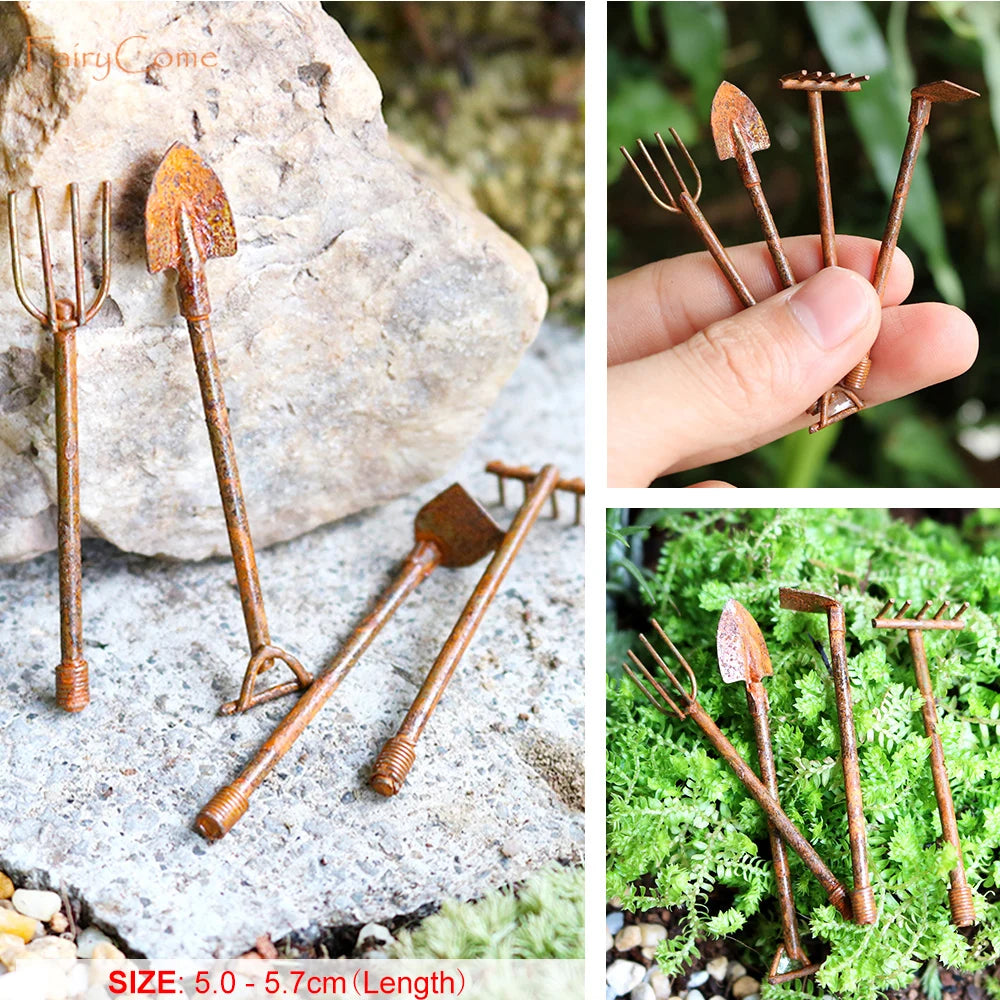 Miniature Windmill Metal Decoration for Fairy Gardens - Image 25