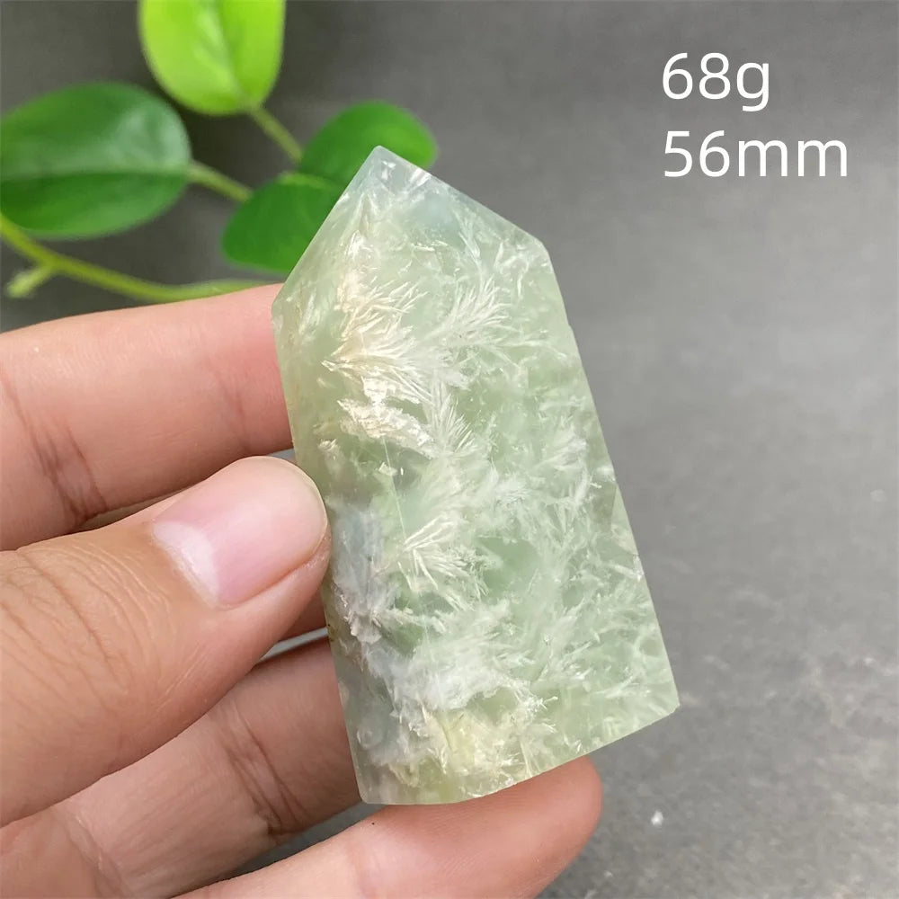 Natural Feather Colored Fluorite Crystal Tower - Image 27