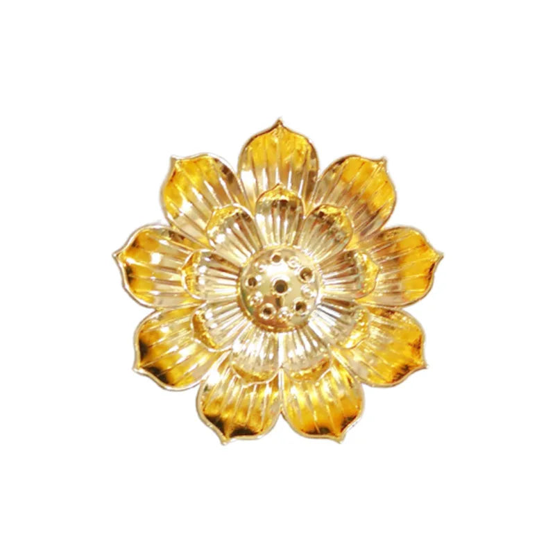 Alloy Lotus Incense Burner Stick Holder Plate - Image 6