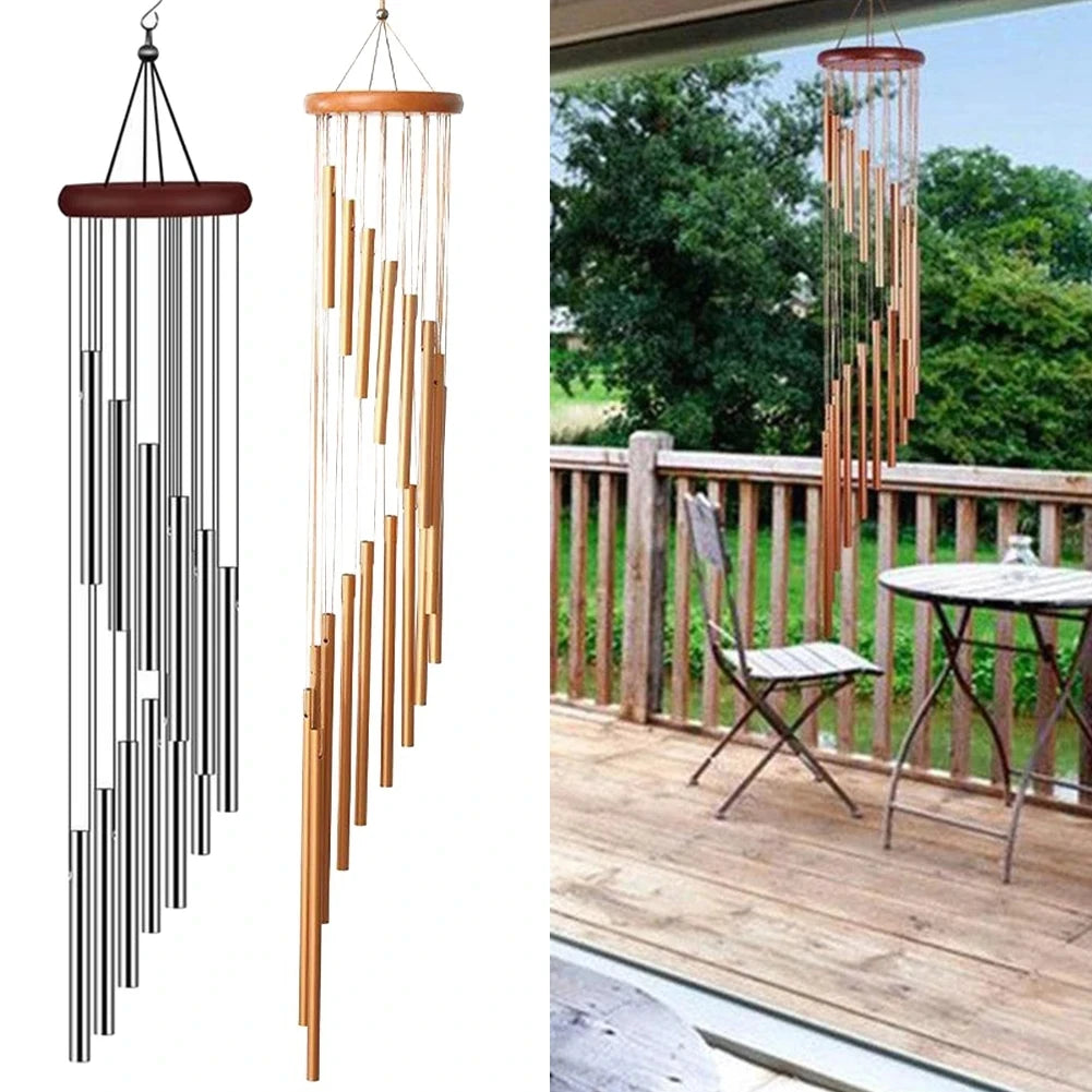1 Piece 12-Tube Aluminum Alloy Wind Chime - Image 2
