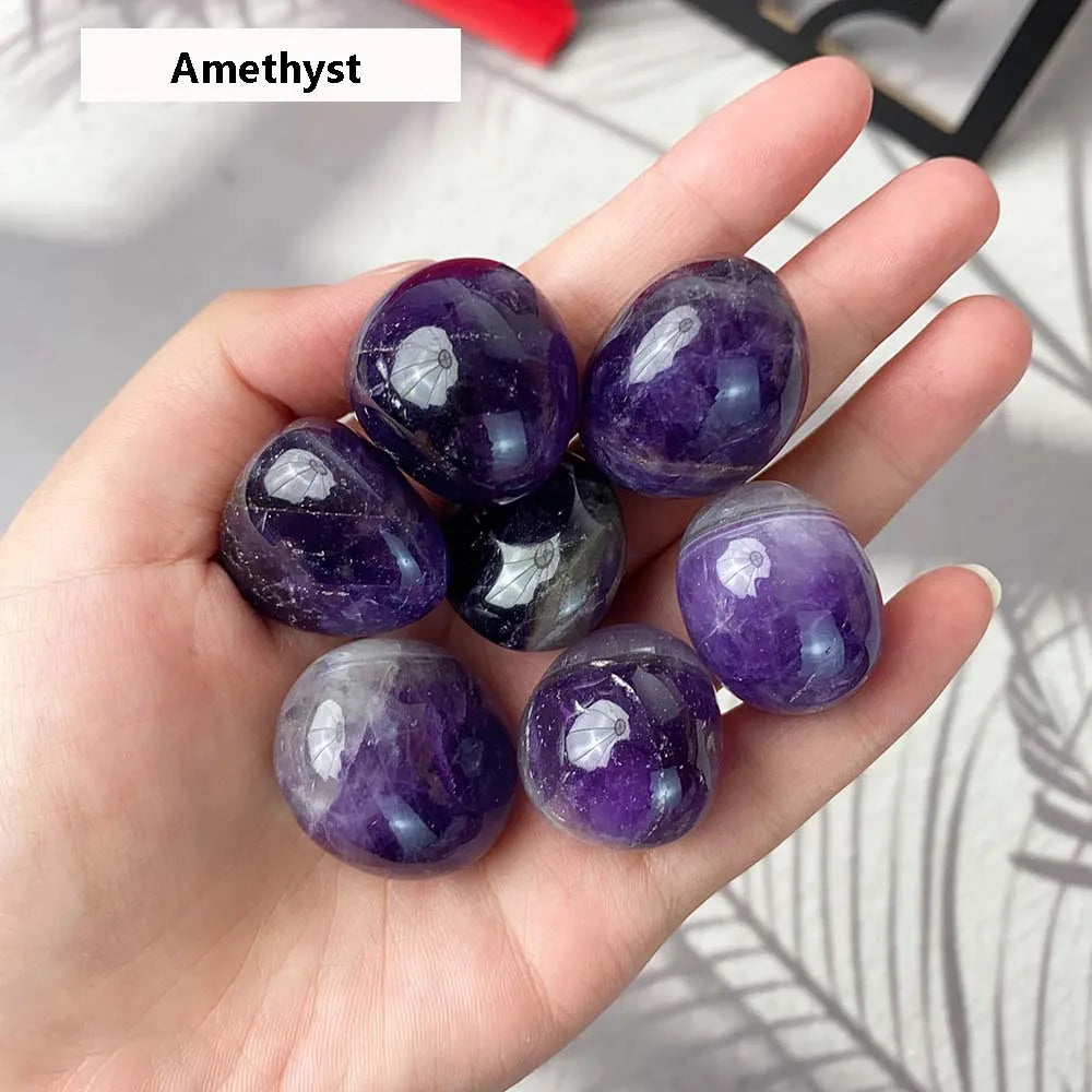 Natural Crystal Tumbled Stone Cubes – Polished Quartz, Amethyst & Gemstones for Healing, DIY & Decor - Image 33