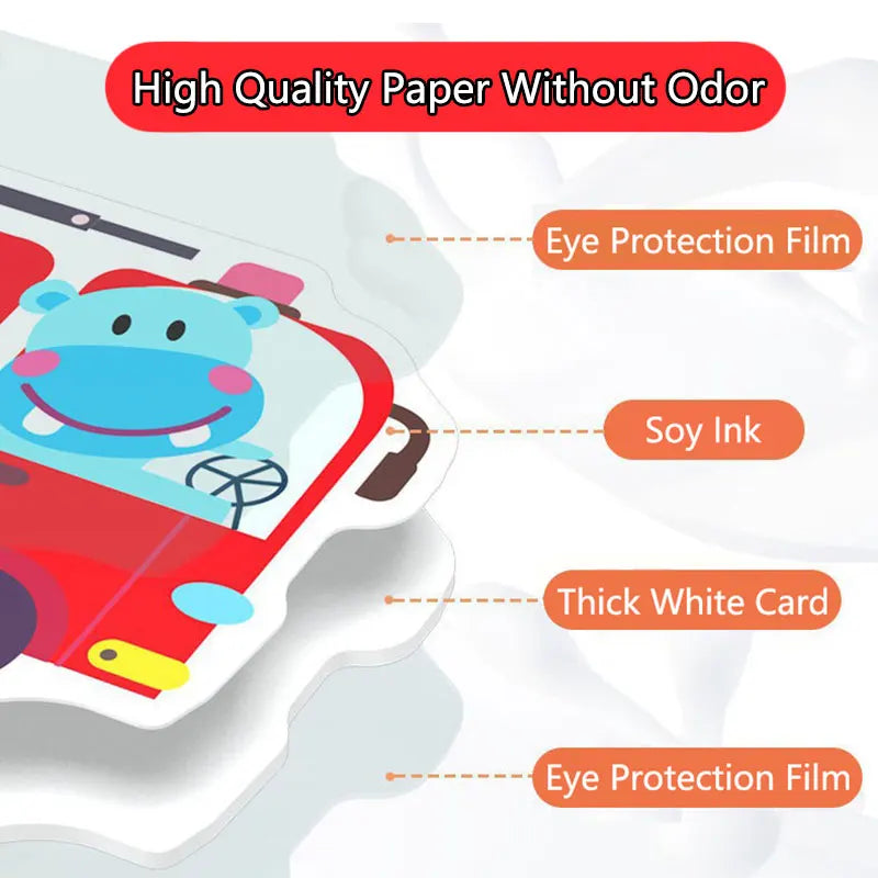 Montessori Baby Quiet Book - Early Education Sensory Game - Image 5