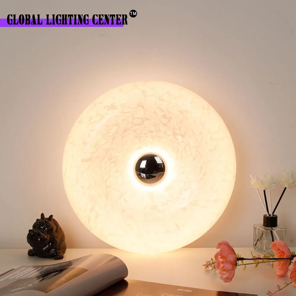 Donut Lamp - Orange Round LED Light - Image 8