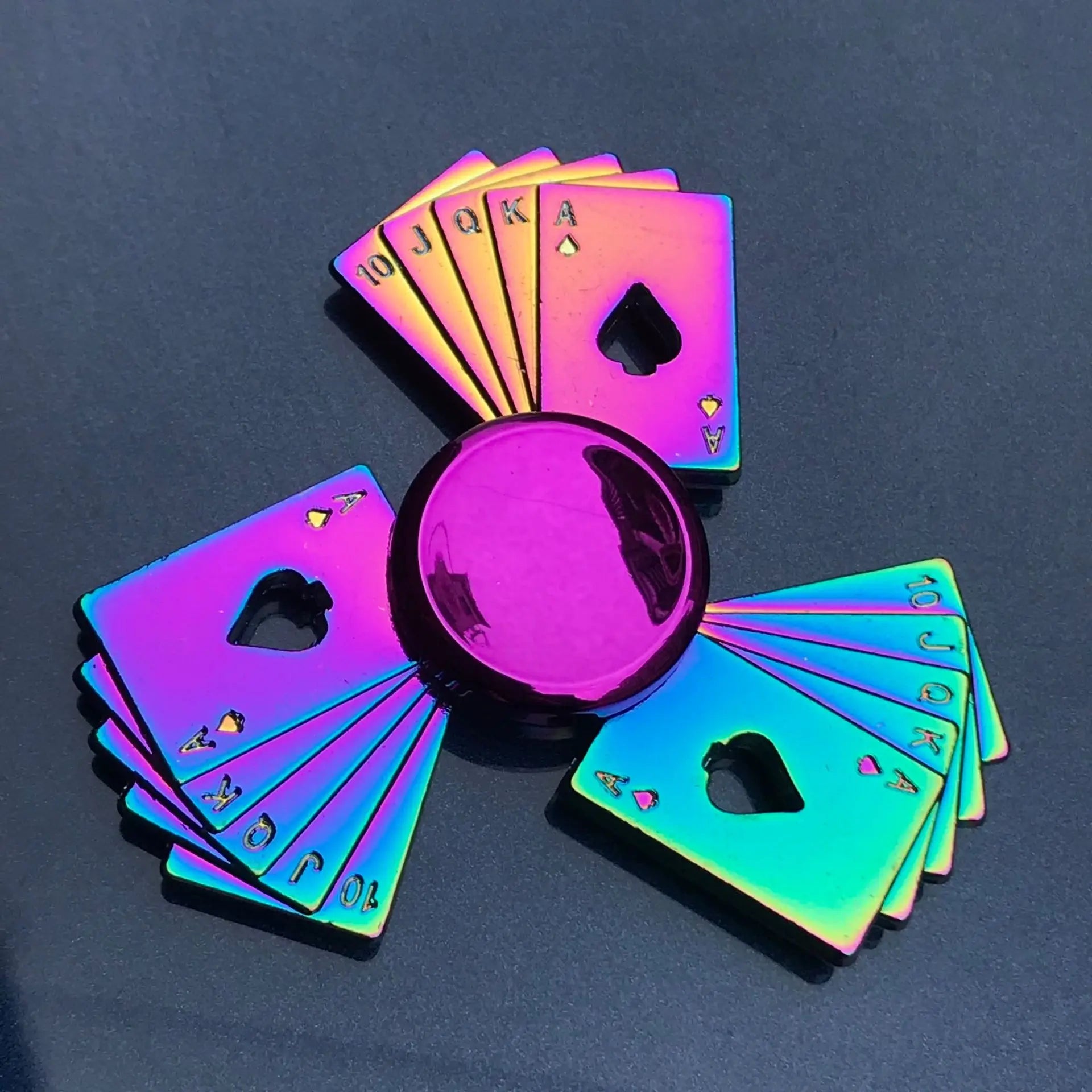 Rainbow Metal Fidget Spinner - Image 9