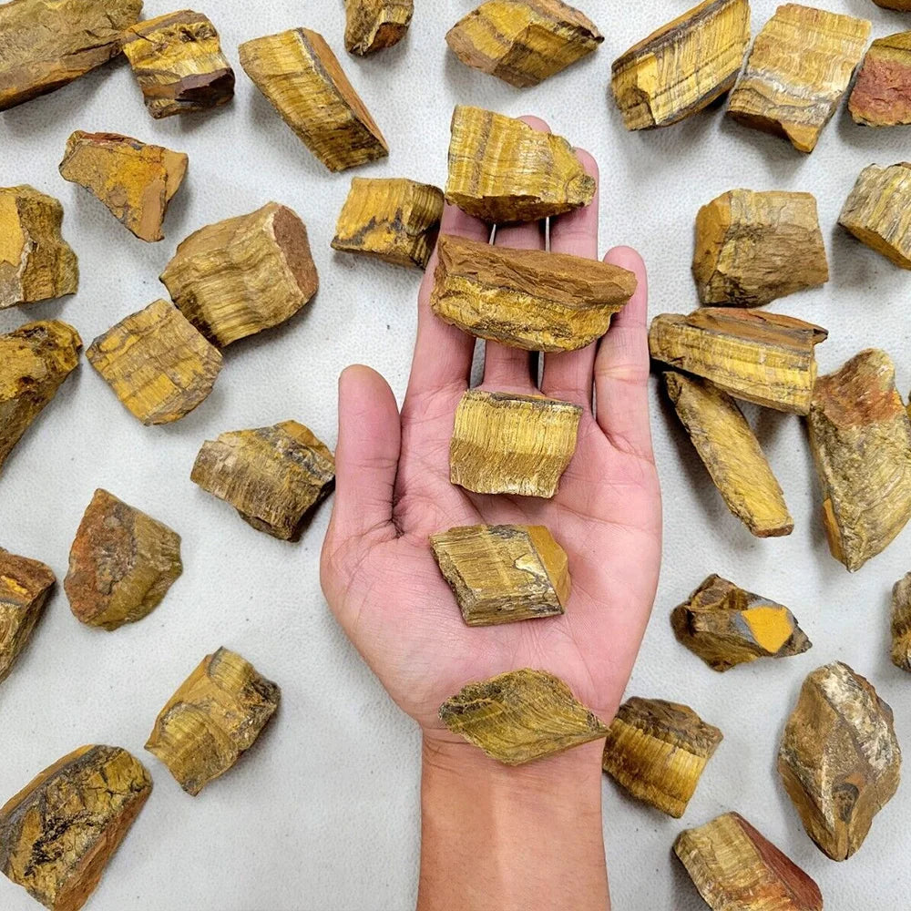 Natural Raw Rough Stones – Reiki Healing Crystals for Chakra, Aromatherapy & Garden Decor - Image 24